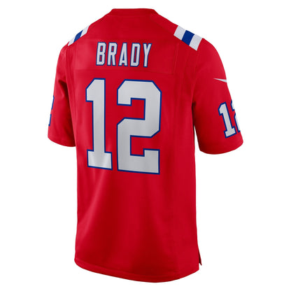 Tom Brady New England Patriots Nike Retired Game Jersey - Red