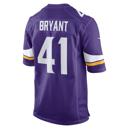 Austin Bryant Minnesota Vikings Nike  Game Jersey -  Purple
