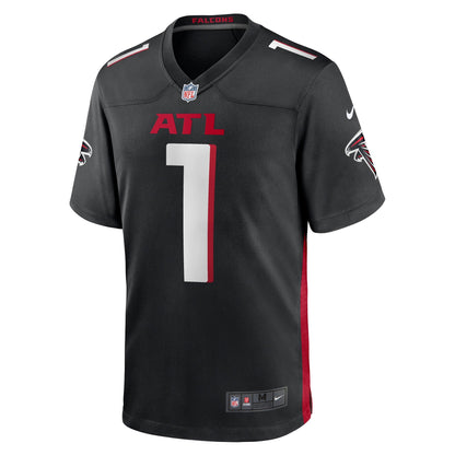 Jeff Okudah Atlanta Falcons Nike Game   Jersey - Black