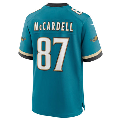 Keenan McCardell Jacksonville Jaguars Nike Prowler Throwback Retired   Game Jersey - Teal