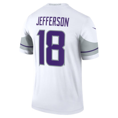 Justin Jefferson Minnesota Vikings Nike Alternate Legend   Jersey - White