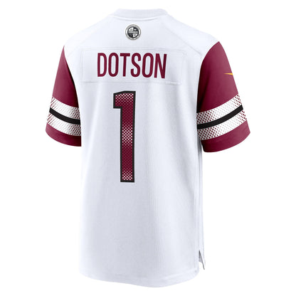 Jahan Dotson Washington Commanders Nike Game   Jersey - White