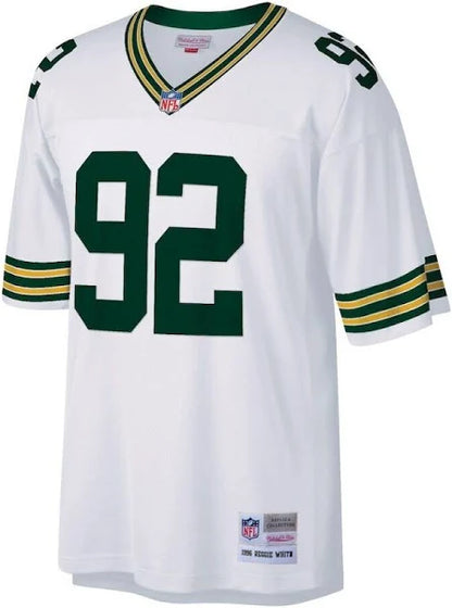 Green Bay Packers Reggie White 92 Mitchell & Ness White 1996 Nfl