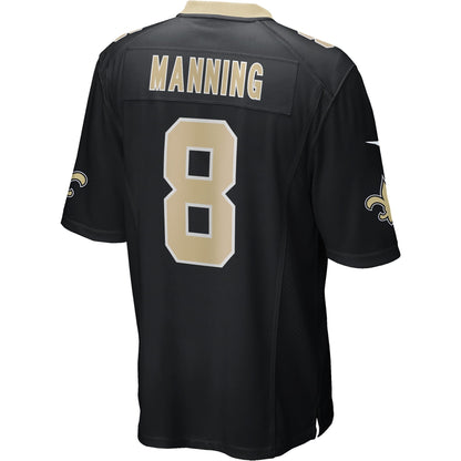 Archie Manning New Orleans Saints Nike Game Retired   Jersey - Black