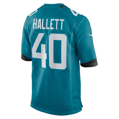 Erick Hallett Jacksonville Jaguars Nike  Game Jersey -  Teal