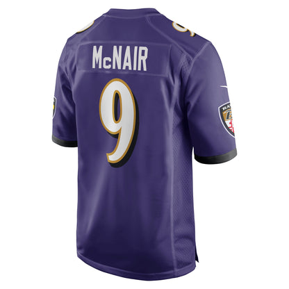Steve McNair Baltimore Ravens Nike Game Retired   Jersey - Purple