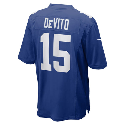 Tommy DeVito New York Giants Nike   Game Jersey - Royal