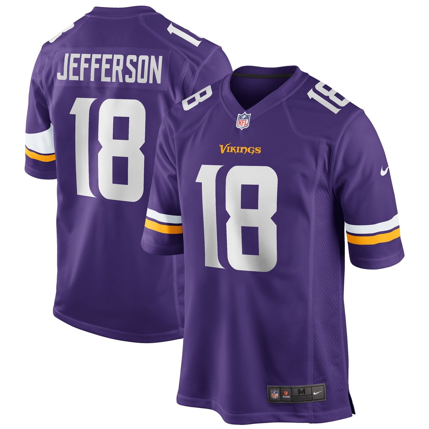 Justin Jefferson Minnesota Vikings Nike   Game Jersey - Purple