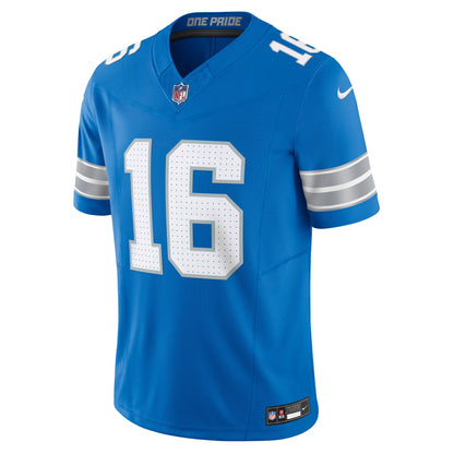 Detroit Lions 16# Jared Goff Nike Vapor F.U.S.E. Limited Jersey