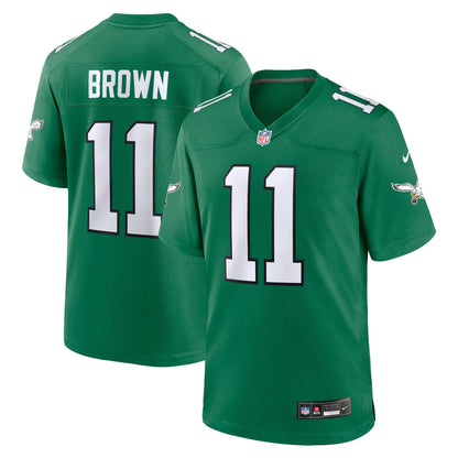 A.J. Brown Philadelphia Eagles Nike Alternate Game   Jersey - Kelly Green