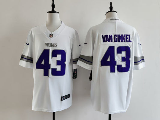 Men's Minnesota Vikings Andrew Van Ginkel Nike Jersey -  White