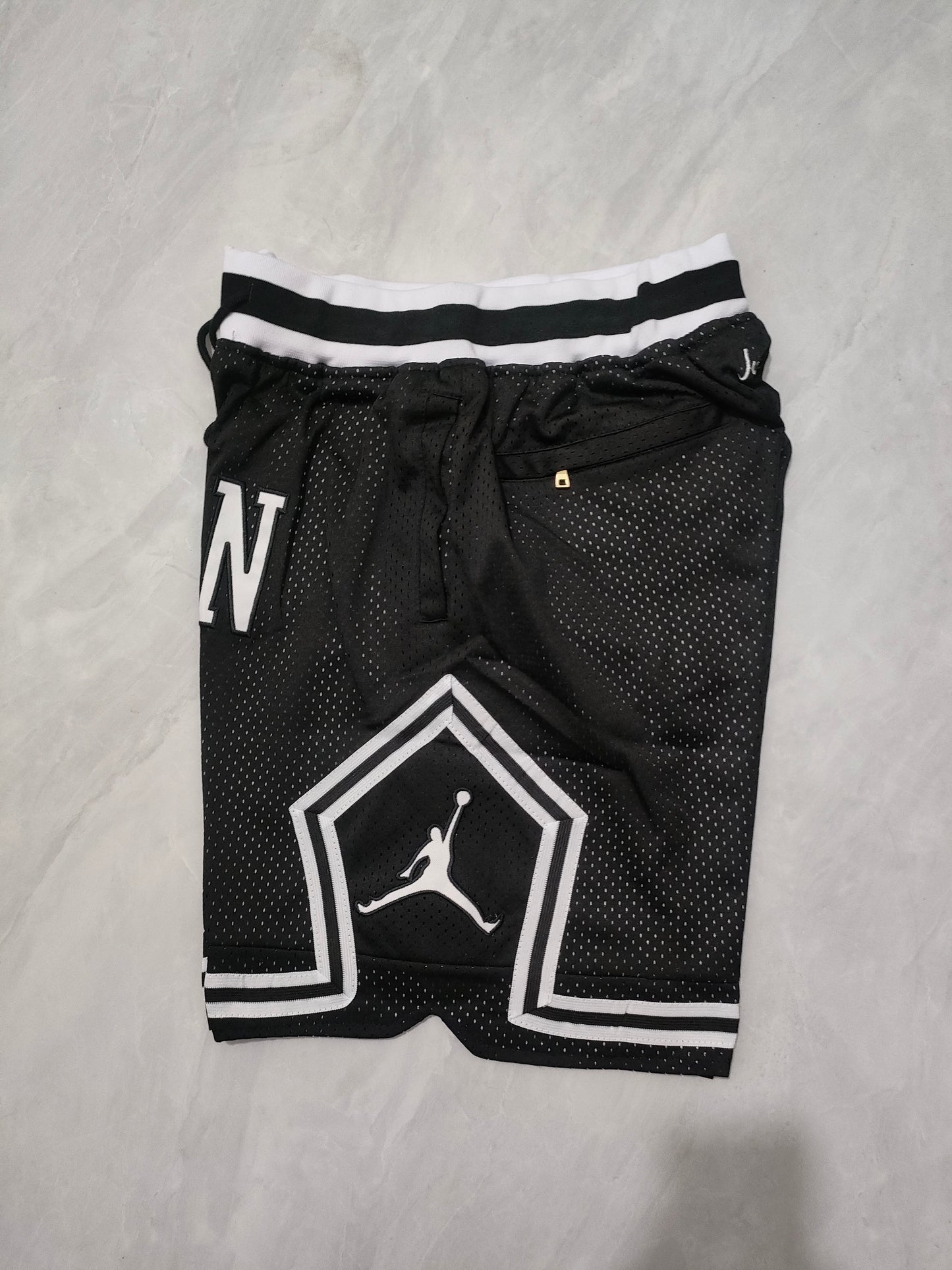 Jordan Black Pocket Shorts