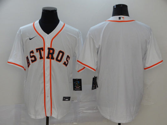 Men's Houston Astros White Home Replica Blank Jersey
