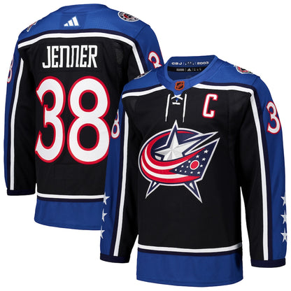 Boone Jenner Columbus Blue Jackets   Reverse Retro 2.0   Jersey - Black