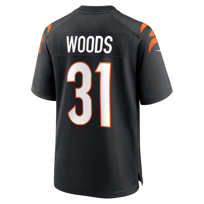 Ickey Woods Cincinnati Bengals Nike Retired   Game Jersey - Black