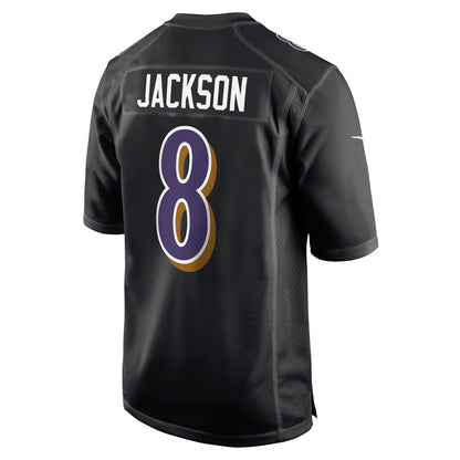 Lamar Jackson Baltimore Ravens Nike Fashion Game Jersey - Black