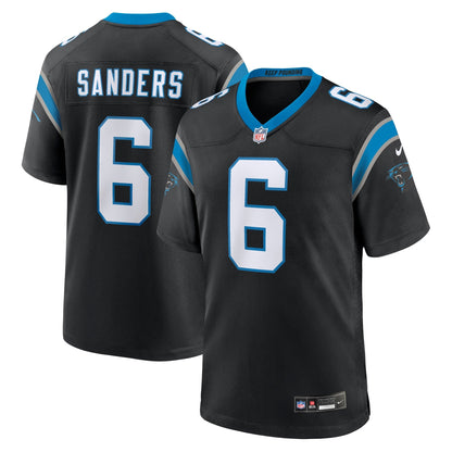 Miles Sanders Carolina Panthers Nike Game   Jersey - Black