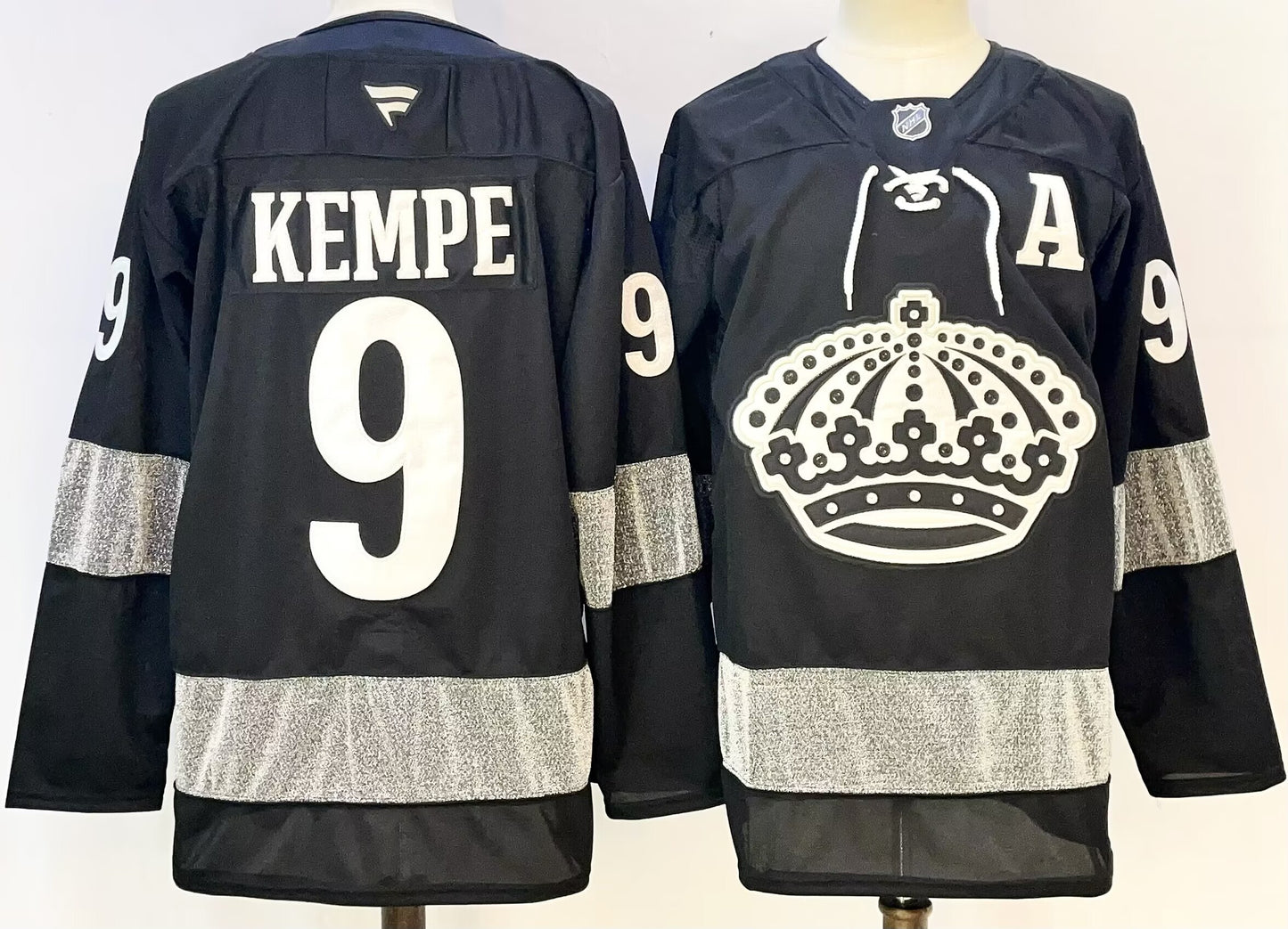 Men's Los Angeles Kings Adrian Kempe #9  Black Breakaway Player Jersey