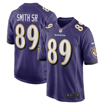 Steve Smith Sr. Baltimore Ravens Nike Retired   Game Jersey - Purple