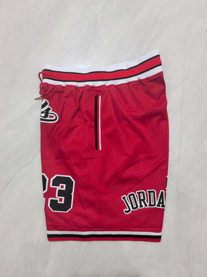 Chicago Bulls Red Retro Pocket Shorts