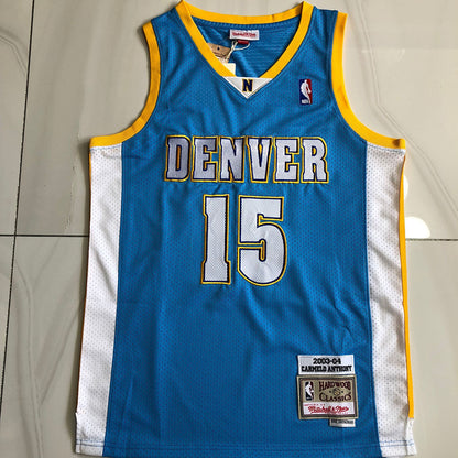 Carmelo Anthony Denver Nuggets Blue 15 MN