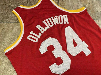 Hakeem Olajuwon Houston Rockets Throwback Jersey