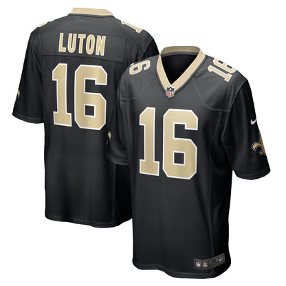 Jake Luton New Orleans Saints Nike Game   Jersey - Black