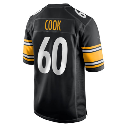 Dylan Cook Pittsburgh Steelers Nike  Game Jersey -  Black