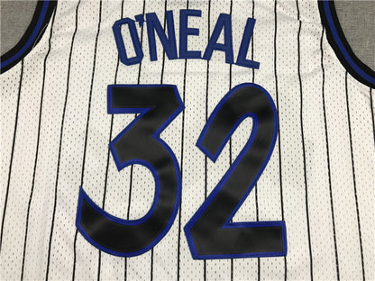 Shaquille O'Neal Orlando Magic White Throwback Jersey