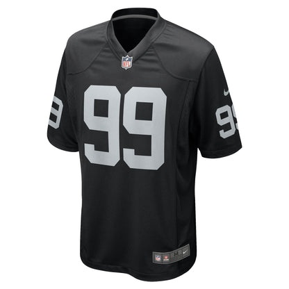 Nesta Jade Silvera Las Vegas Raiders Nike Team Game Jersey -  Black