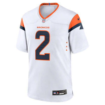 Patrick Surtain II Denver Broncos Nike Mile High Collection Game Jersey - White