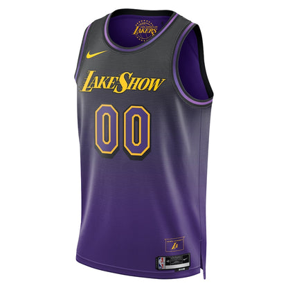 Unisex Los Angeles Lakers Purple 2024/25 Custom Swingman Jersey - City Edition