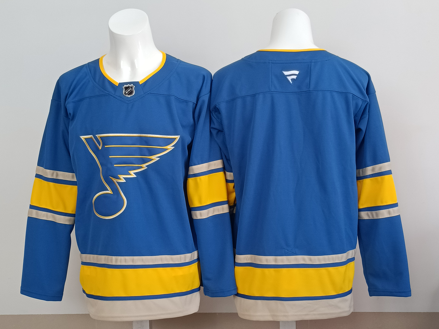 Men's St. Louis Blues Blue Home Premium Game Blank Jersey