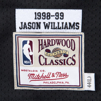 Jason Williams Sacramento Kings Throwback black Jersey-Dense Embroidery Version