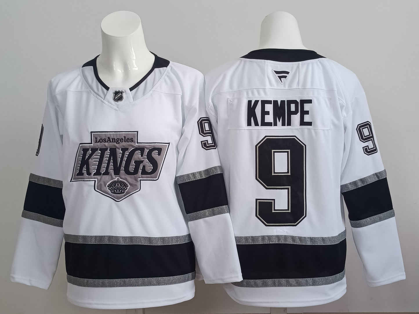 Men's Los Angeles Kings Adrian Kempe #9  White Breakaway Player Jersey