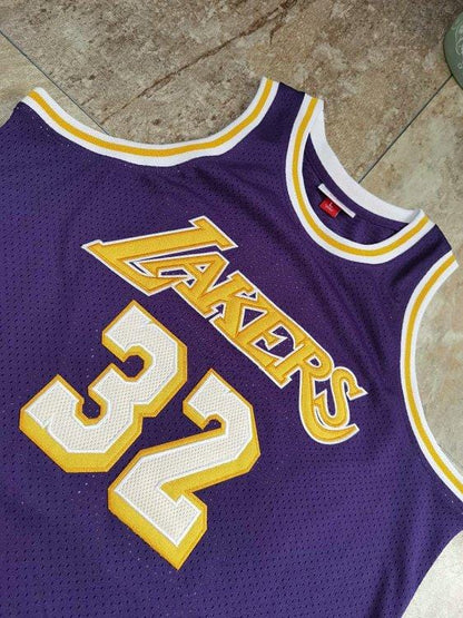 Magic Johnson Los Angeles Lakers Throwback Jersey
