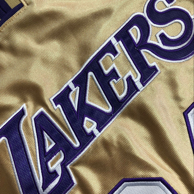 Kobe Bryant 1996-2016 Hall of Fame Gold Fully Embroidered 24# Jersey