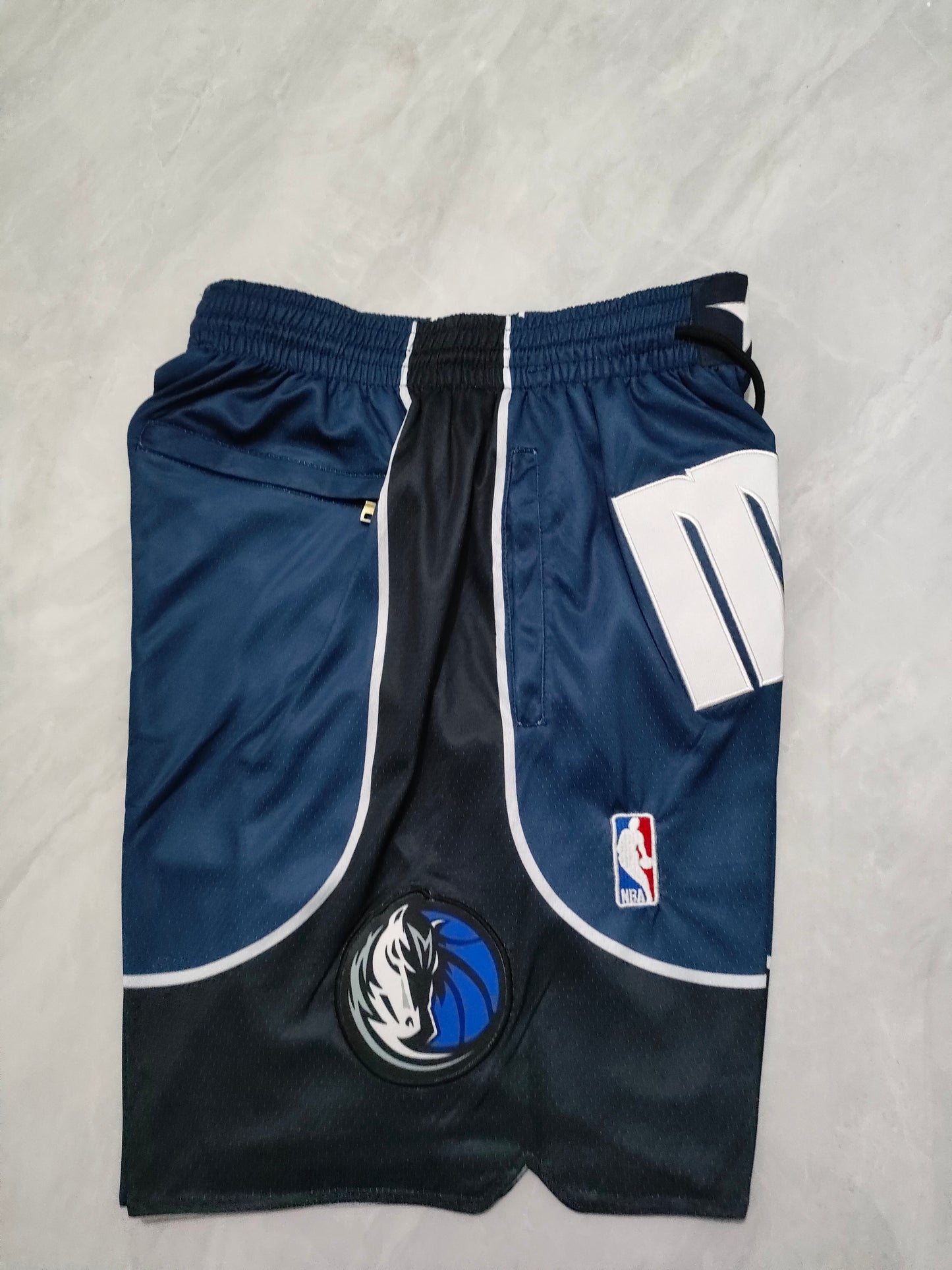 Dallas Mavericks Dark Blue Statement Edition Pocket Shorts