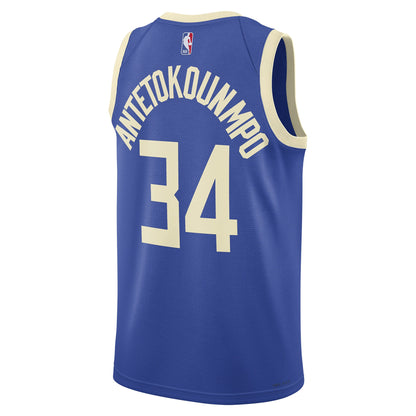 Milwaukee Bucks Giannis Antetokounmpo 2024/25 Swingman Jersey