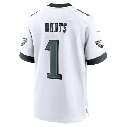 Jalen Hurts Philadelphia Eagles Nike White Game Jersey - White
