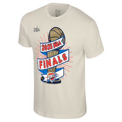 Unisex Oklahoma City Thunder Stadium Essentials Cream 2025 NBA Finals Clutch T-Shirt