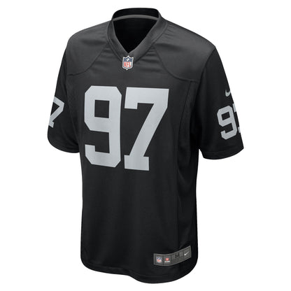 Janarius Robinson Las Vegas Raiders Nike Team Game Jersey -  Black
