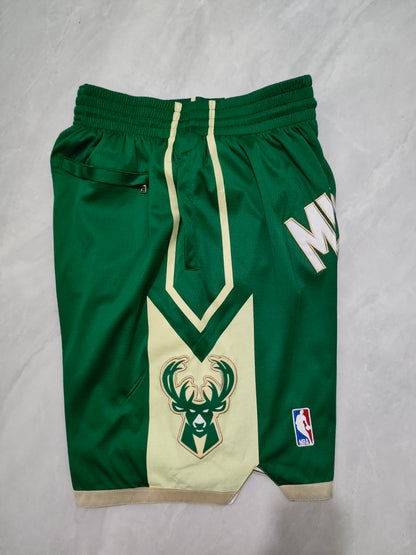 JUST DON Milwaukee Bucks Pocket Shorts