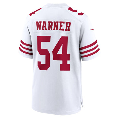 Fred Warner San Francisco 49ers Nike   Game Jersey - White