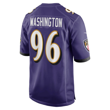 Broderick Washington Baltimore Ravens Nike Game   Jersey - Purple