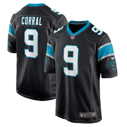 Matt Corral Carolina Panthers Nike   Game Jersey - Black