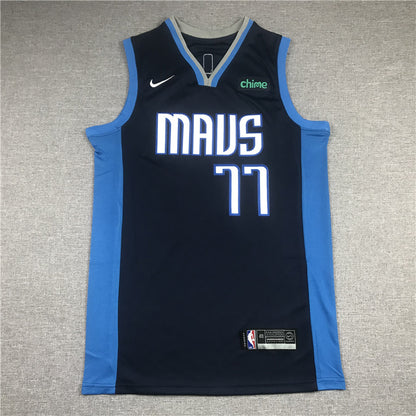 Dallas Mavericks Luka Doncic #77 City Edition Swingman Jersey — Embroidered