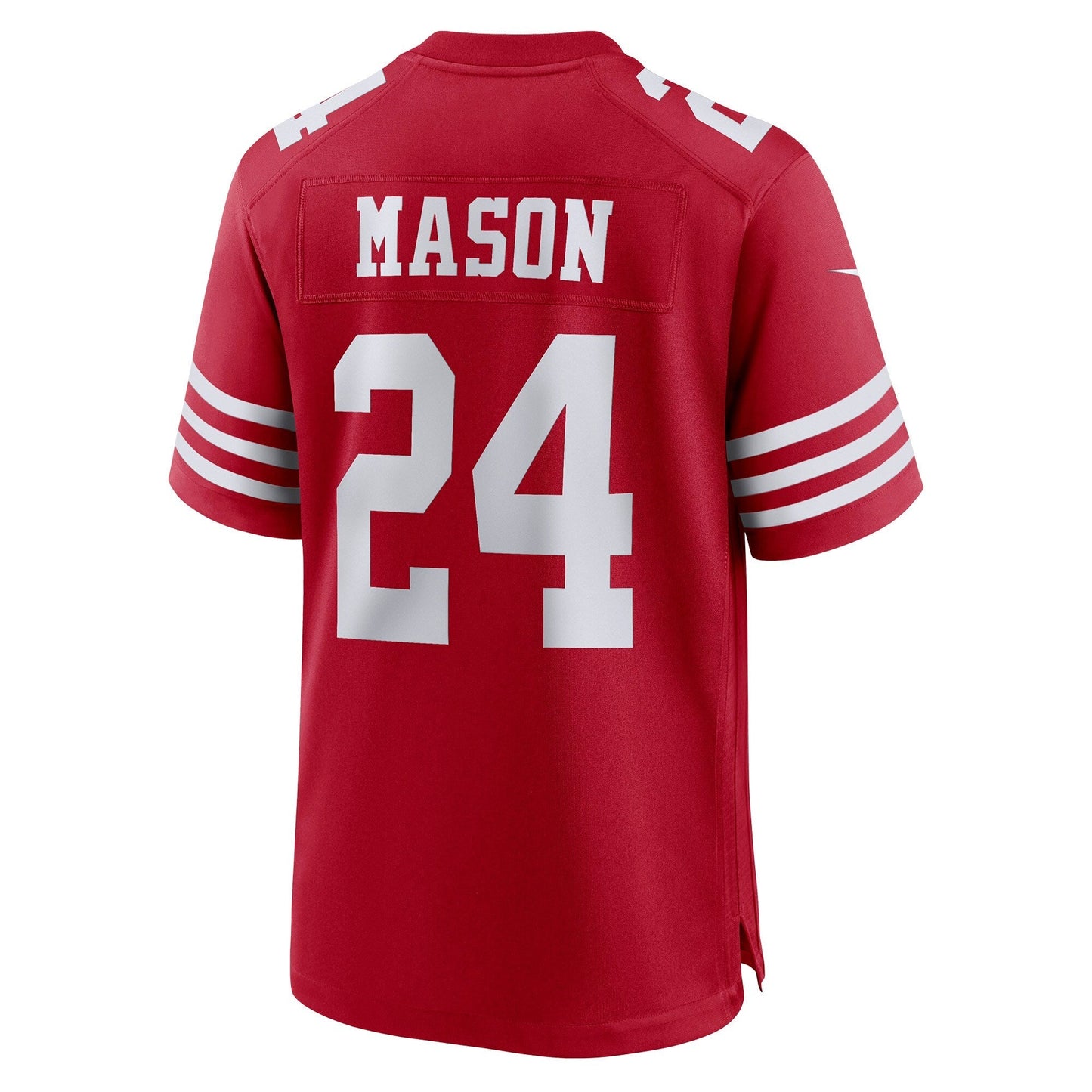 Jordan Mason San Francisco 49ers Nike Game   Jersey - Scarlet