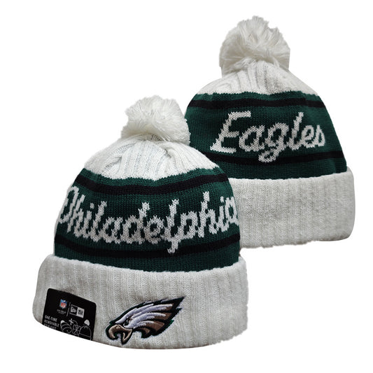 Philadelphia Eagles Pom Knit Hat- Gray