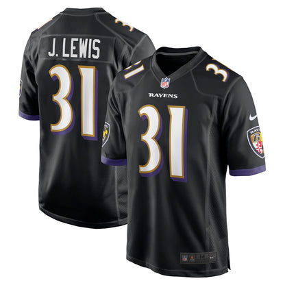 Jamal Lewis Baltimore Ravens Nike Retired   Jersey - Black